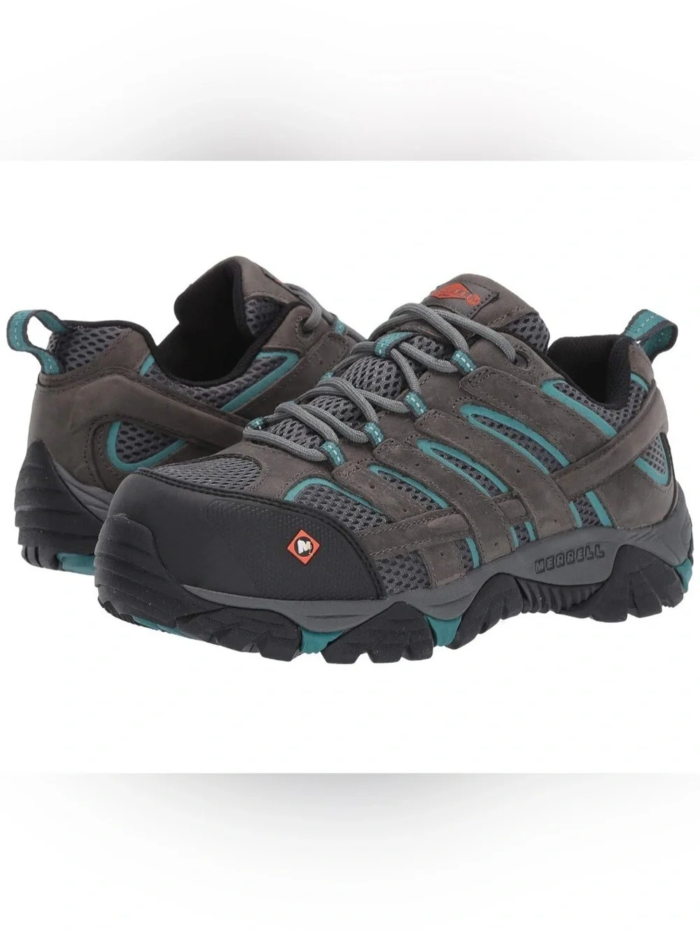 NEW Merrell Work Moab Vertex Vent Composite Toe Womens Size 8 Brown Shoes Boot